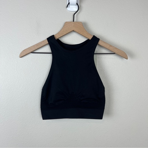 Sweaty Betty Stamina Black High Neck Bra - Picture 2 of 5